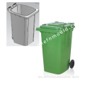 Molde de inyección de plástico industrial Molde de cubo de basura de 120l